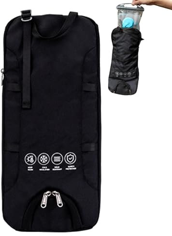 Générique Sac Isotherme Bouteille D'eau - Housses Isothermes Pour Bouteille D'eau | Porte-sac D' De Sport - Pack D' Extérieur - Pochette Isotherme Pour À Portable Pour Le Camping,