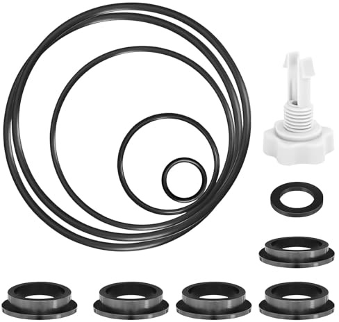 HASLED 12 Pièces Kit de Joints pour Pompe à Sable, Joint Pompe Piscine 25013, Joint Torique Filtre à Sable en Caoutchouc, pour Pompes Filtration Intex