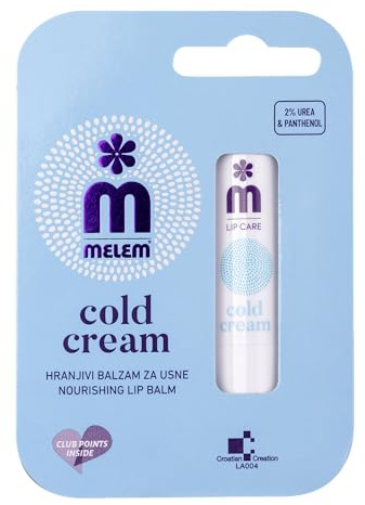Melem Cold Cream 4,5G Intensiv pflegender Lippenbalsam für trockene & empfindliche Lippen