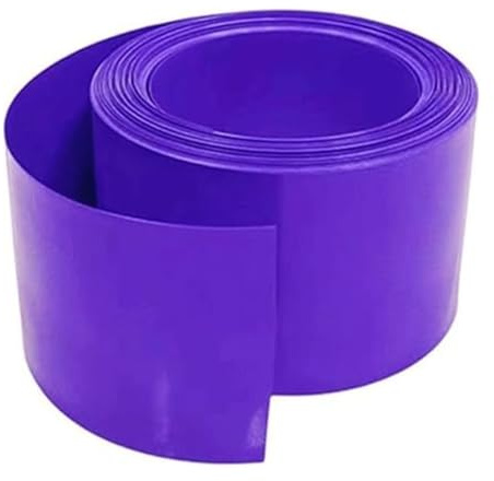Guaine piatte per batterie, Tubo termorestringente in PVC for pacco batterie 18650 da 2 metri di larghezza 30-100 mm(Width 90mm x 2M)