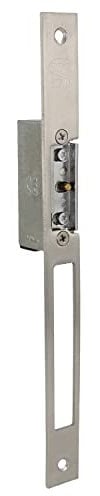 Amig - Elektrischer Türöffner, Silber, Mod, 50, 250 x 22 x 3 mm, Stromstärke: 1,1 A, inkl. Spule mit 8-12 V Wechselstrom, Schloss für Portale, Geschäfte oder Büros