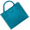 LaFiore24 Filz Einkaufstasche Damen Shopper Handtasche Henkeltasche Festival blau türkis