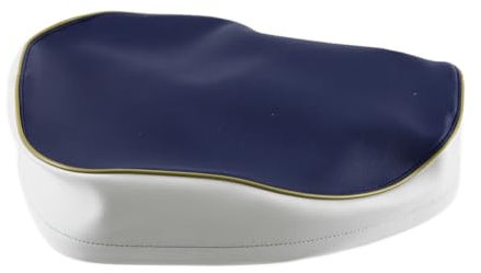 Sitzbezug mit Spannring für Simson KR50, blau/crème