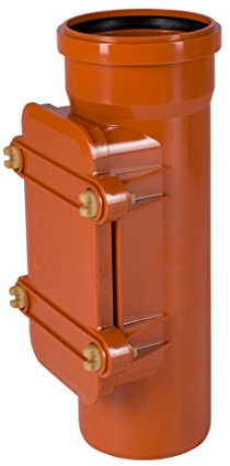 KG Rohr Kanalrohr Abwasser Bogen Abzweig Muffe Abwasserrohr Schachtrohr (KG Reinigung, DN 125)