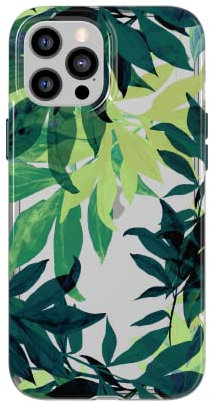 Tech21 Evo Art Botanical Garden for iPhone 12 Pro Max – Protective Phone Case with 10ft Multi-Drop Protection and Exclusive Artwork Forest Green