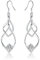 Ohrringe Silber 925 für Damen Herren Mädchen, Ohrstecker Silber 925 mit Zirkonia Ohrringe Hängend Lang Dangly Ohrhänger