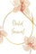 Orchid Journal: White Flower Lined Notebook