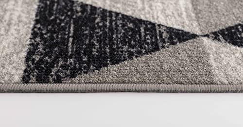 G/nullambo Washable Door Mat - Non Slip Kitchen Indoor Mat, Super Absorbent Dirt Trapper - Hallway Runner Rug (80x150cm, Tri)