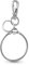 GNOCE Vielseitiger Charm Schlüsselanhänger & Halter Edelstahl Charms Armband Geschenk für Frauen Mädchen Ehefrau Tochter (Rund)