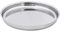 Fackelmann 29589 vassoio per frutti di mare, vassoio di frutti di mare in acciaio inox, grande piatto per ostriche, acciaio inossidabile, 34,7 cm