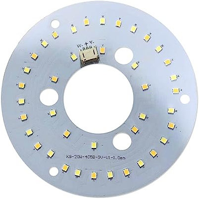 reiga Sostituzione kit luce ventilatore da soffitto, luce dimmerabile 220-240V, solo per ventilatore da soffitto luce - Specificare la versione del modello LED