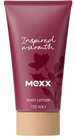 Mexx Inspired Warmth Körperlotion, feuchtigkeitsspendende Körperlotion mit stimmungsaufhellenden Eigenschaften, 150 ml