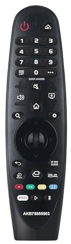 AKB75855503 MR20GA IR Replacement Remote fit for LG Smart TV OLED48CXAUB OLED65CXAUA OLED55BXAUA OLED77BXAUA 49NANO80UNA 50NANO79UNA 55NANO80UNA 65NANO80UNA 86NANO90UNA 75NANO91ANA