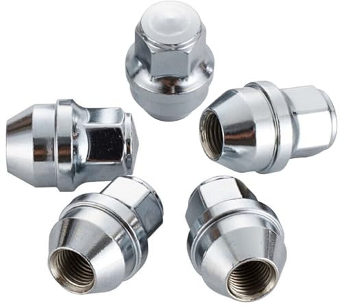 5 Pcs Locking Wheel Nuts for Ford, Stainless Steel Transit Custom Wheel Nut, Bolts and Wheel Nuts Mk8 ACPA1012KXA 5196786 for Ford Transit, M14 x 1.5mm