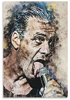 HSYIFF Leinwand Bilder Senza Cornice 60 * 90cm Till Lindemann Poster e Wall Art Modern Family camera da letto Decor