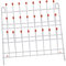 Zerodeko Rack de Drenaje de Tubo de Secado para Laboratorio Soporte de Inoxidable Escurridor de Posiciones para Investigación y Uso Escolar