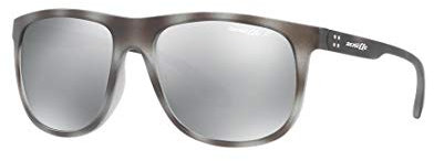 ARNETTE Crooked Grind Gafas de Sol, Matte Grey Havana, 56 para Hombre