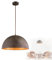 GLOBO Hängelampe Vintage 1-Flammig Hängeleuchte Pendelleuchte Esszimmerlampe Rost-Farben (Industrie Pendellampe, Küchenlampe, 41 cm, Höhe 120 cm, E27 Fassung)