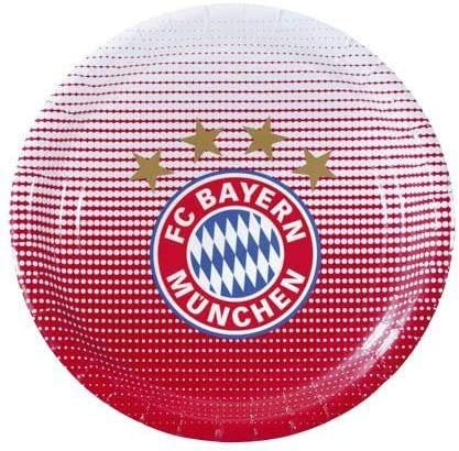 FC Bayern München Partyteller 10 Stück, Pappteller, Teller