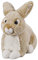 Bauer Spielwaren Deine Tiere mit Herz Hase liegend: Kleines Kuscheltier zum Kuscheln und Liebhaben, Ideal als Geschenk, 25 cm, beige (12511)