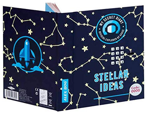 ROYMART Stellar Ideas Geheimcode-Tagebuch, 15 x 20,5 x 3 cm