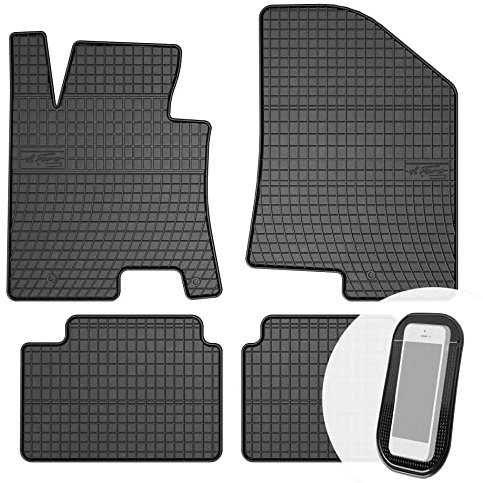 moto-MOLTICO Gummimatten Auto, 4-teiliges Set, Allwetter Gummi Fußmatten, Antirutsch & Wasserfest Autoteppiche - passend für Hyundai i30 II 2012-2016