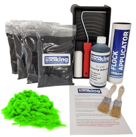 Flocking Kit Bulk over 4sqm (Fluorescent Green)