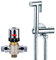 HYGRAD® Bidet Shattaf Douche Spray Multi Use Chrome Hygienic Toilet Shower Thermostatic Mixer Valve Handheld Muslim Bidet Kit with Thermostatic Valve
