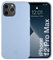 Woodcessories - Antibakterielle Bio Hülle kompatibel mit iPhone 12 Pro Max Hülle hellblau - Plastikfrei, nachhaltig aus pflanzlichen Materialien