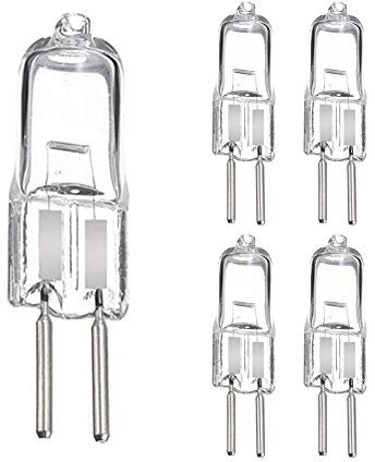 AUFWH 5pcs G5.3 12V 20W / 35W / 50W / 75W Lampadine alogene Lampadine Long Life Capsula Lampade Calda Bianco Cancella Lampadine per interni Lampadine-G5.3-12V-50W._5 pz.