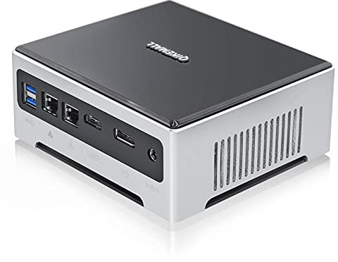 qikemall Mini Computer für Windows 11 Core i9-10880H/10885H,Mini PC Dual LAN 16GB DDR4 RAM 256GB M.2 NVME SSD,Micro Computer USB3.0 HDMI DP 4K,Dual Band WiFi BT 4.2