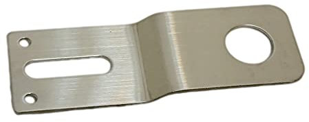 UngSung Fender Mount Antenna Bracket 3/4 inches Hole 2.0mm Thickness Stainless Steel Plate for CB UHF VHF Ham NMO Antenna Mount Between Vehicle Hood and Fender