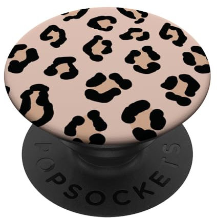 Cute Animal Are Pink Gepard Print Leopard PopSockets Klebender PopGrip