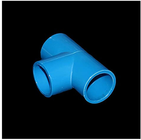 Lot de 3 raccords de tuyau d'arrosage en T de 32 mm, 25 mm, 20 mm - Pour tuyau d'arrosage - Couleur : bleu - Diamètre intérieur : 32 mm