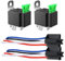 GUUZI 2 Pack 30A Relè Fusibile Kit Presa Camion Auto-30A ATO/ATC Set Cablaggio Interruttore-12V DC 4-Pin SPST Automotive 14 AWG Cavi