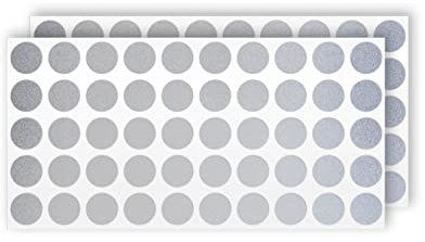 Geocaching Reflektoren - stark reflektierende Punkte für Nachtcache, Feuernadel - Silber, selbstklebend - verschiedene Durchmesser (Ø 10 mm, 100 Punkte)