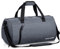 BECOJADDE Sporttaschen für Damen und Herren, 35L Reisetasche Duffel Bag Übernachtungstasche mit Schuhfach & Nassfach, wasserdichte Handgepäcktasche für Sport, Fitnessstudio, Schwimmen, Grau