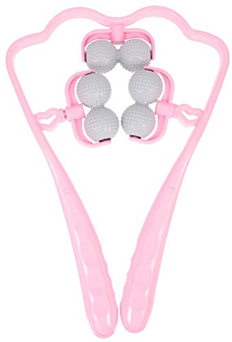 Healvian Nackenmassagegerät Massagegerät 6 Bälle Shiatsu Nackenmassagegerät Halswirbelsäulen-massagegerät Nackenmassagerolle Massage Nacken Schulter Massage Roller Lindern