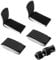 mizikuu Sangle Porte-Ski, 4 Pièces Ski Straps Réglable, Bandes de Fixation Polyvalentes, Bandoulière de Ski Nylon Réglage, Sangles De Snowboard Attaches pour Transport des Ski et des Bâtons, Noir