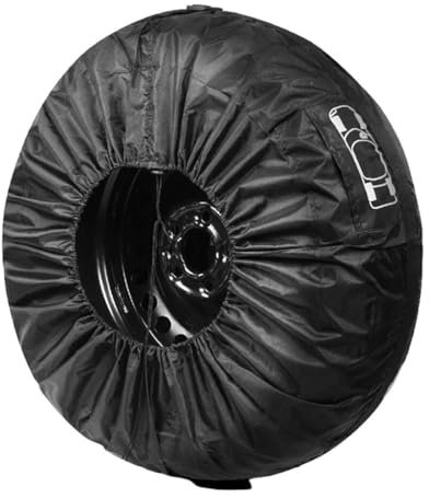 QOKLIYUI Housse de Pneu de Voiture, Sacs de Pneu de Secours, Stockage de pneus de Voiture, Roue de Pneu de Secours, Housse de Pneu de Rechange de Voiture, étui, 19-23 Pouces