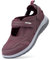 FitVille Extra Breit Senioren Sportlich Sandalen Damen Pflege Fitnesss Sommerschuhe Reha-Schuh Burgunderrot 42 EU X-Weit