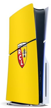 DeinDesign Autocollant Compatible avec Sony Playstation Slim 5 Disc Edition Sticker Film Autocollant RCL Racing Club de Lens Logo