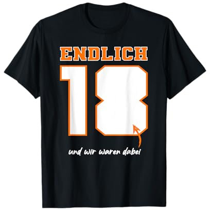 Gästebuch zur Volljährigkeit lustig Design zum 18. T-Shirt