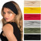 PROPOG Haarband Damen, Stirnband Damen Sommer Dünn rutschfest Breites Haarbänder Elastisch Bandana Weiche Kopftuch Headband Haarschmuck für Yoga Sport Laufen Exercise