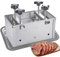 Stainless Steel Meat Press Mould for Stuffed Burgers - Hamburger Patty Maker with Twin-Screw Pressurization Device for Barbecue & Grilling