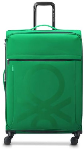 DELSEY PARIS x United Colors of Benetton Color Block – weicher Koffer, grün, XL