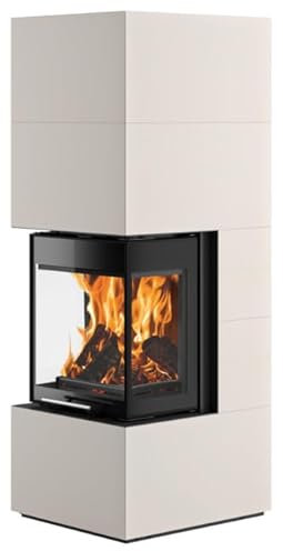 Oranier | Heizkamin | Club Tre II Sintered Stone | 8 kW | Seidenweiß