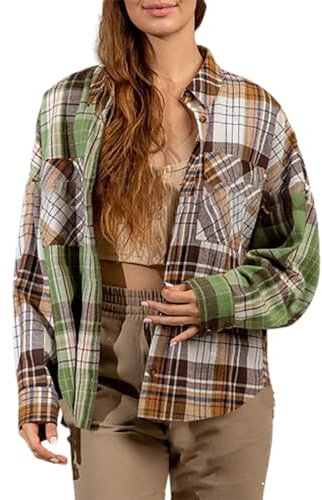 Dinglong spolverino Donna Cappotto Sottile da Donna Primavera e Autunno Moda Bavero Patchwork Scozzese Monopetto Doppia Tasca spolverino Donna Sandali Scarpe Donna estive comode Sandali Comodi Donna