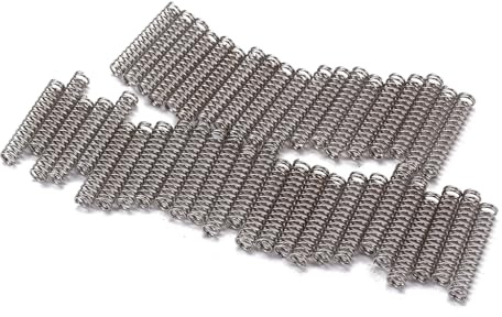 RuiJOTWAT Ressorts duplex argentés pour guitare électrique 4,7 x 25 mm pour régler la hauteur des ressorts du cadre du micro