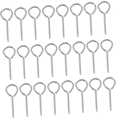 WATIIFUFU 100stücke Feuerlöscher Sicherheitssplinte Edelstahl Zugstifte Für Feuerlöscher Zubehör Langlebig Und Zuverlässig Für Umfassenden Brandschutz Wohnungen Und Büros